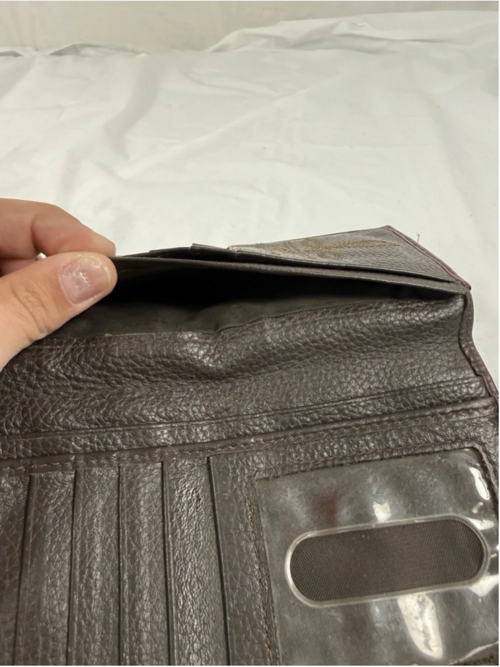 ARIAT Men's Basket Weave Sunburst Rodeo Wallet